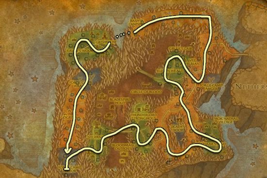 Dreaming Glory farming Blade's Edge