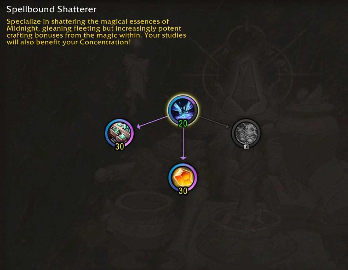 Enchanting Concentration build Resourcefulness path