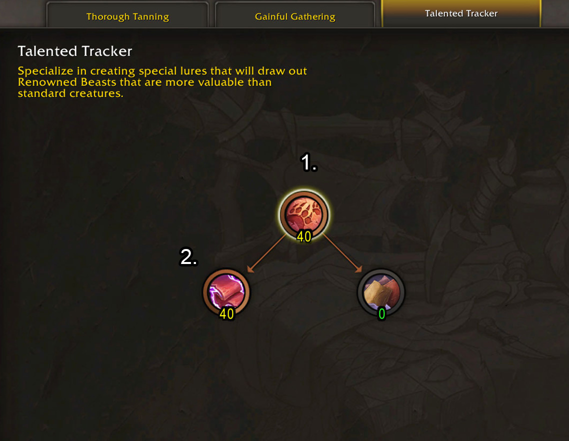 Talented Tracker build