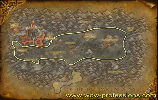 Burning Steppes mining map Burning Steppes mining map