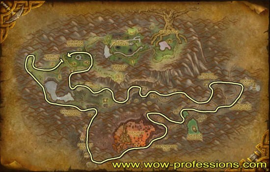 Mount Hyal mining map Mount Hyal Mining map