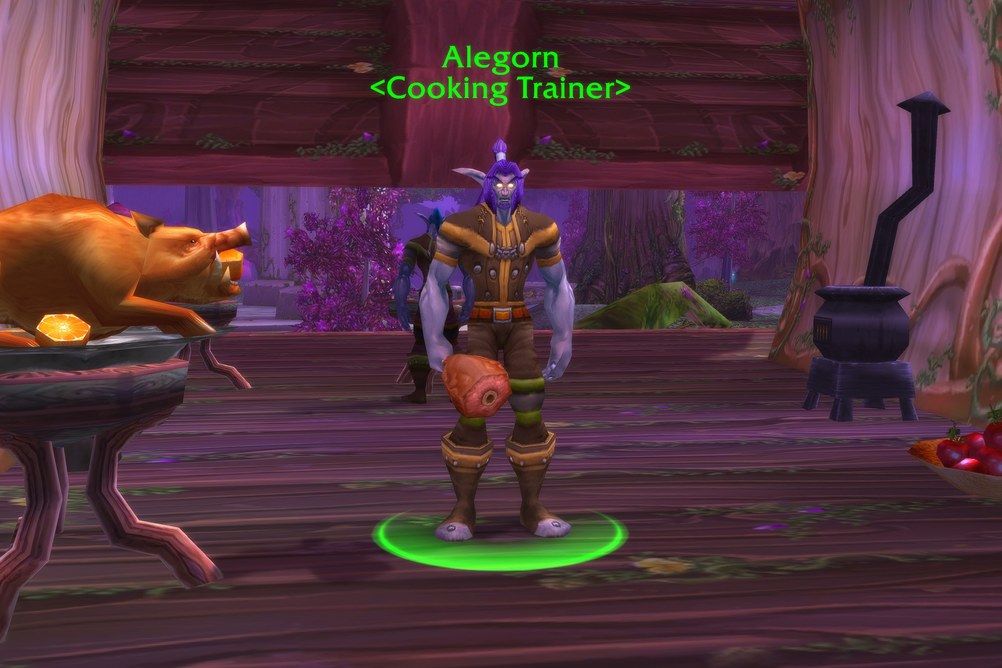 Alegorn, Cooking Trainer in Darnassus (WoW Classic)