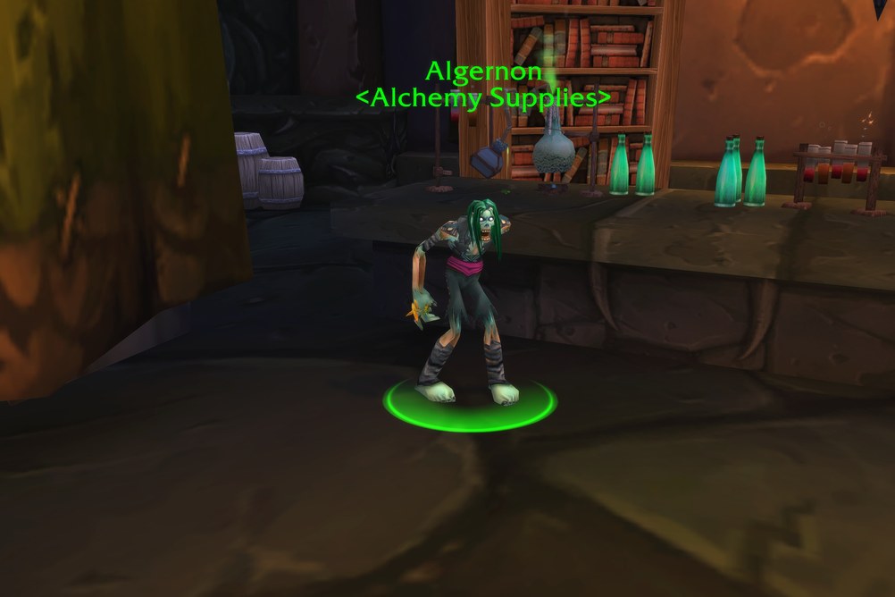 Algernon, Alchemy Supplies in Undercity (WoW Classic)