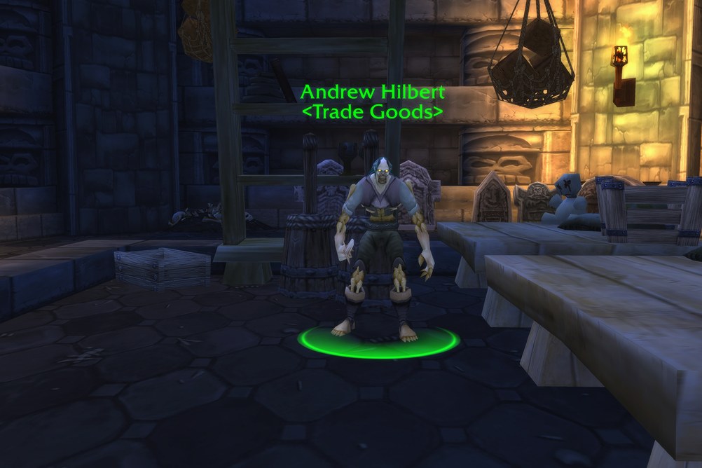 Andrew Hilbert, Trade Goods in Silverpine Forest (WoW Classic)