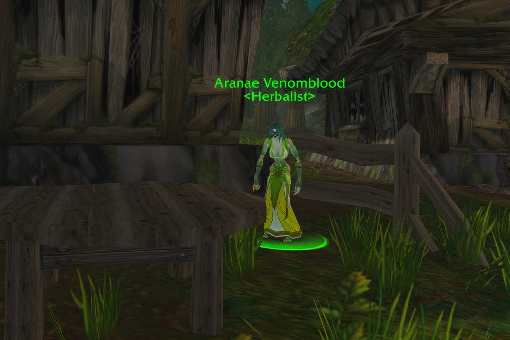 Aranae Venomblood, Herbalist in Hillsbrad Foothills (WoW Classic)