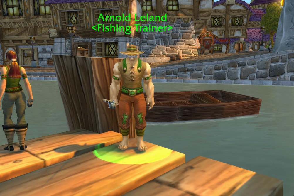 Arnold Leland, Fishing Trainer in Stormwind City (WoW Classic)