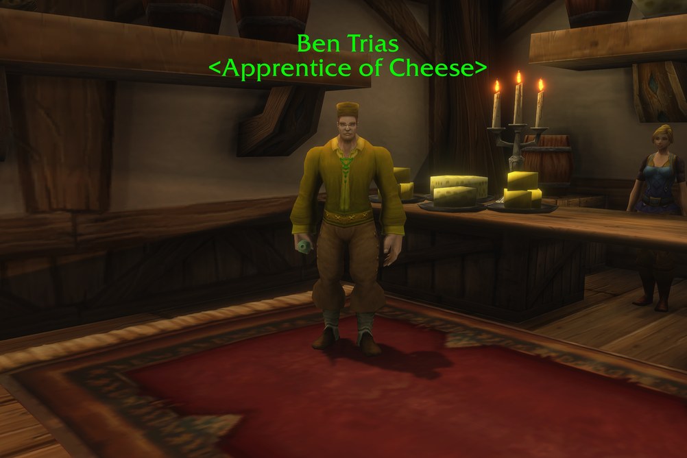Ben Trias, Apprentice of Cheese in Stormwind City (WoW Classic)