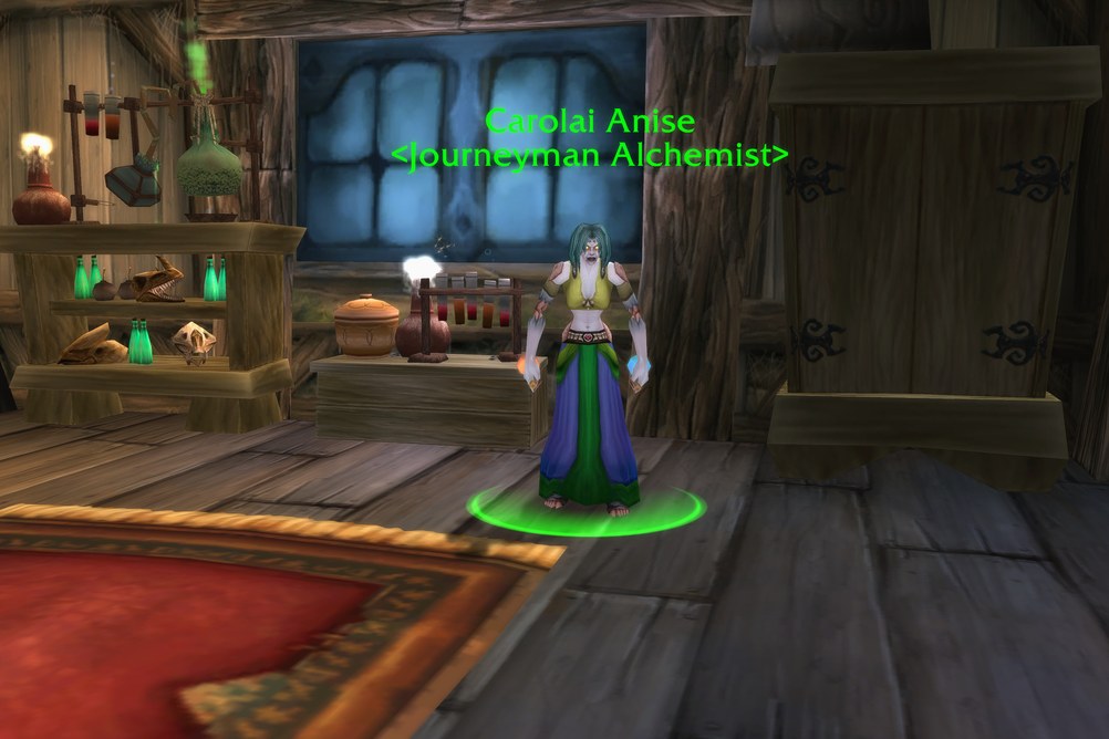 Carolai Anise, Journeyman Alchemist in Tirisfal Glades (WoW Classic)