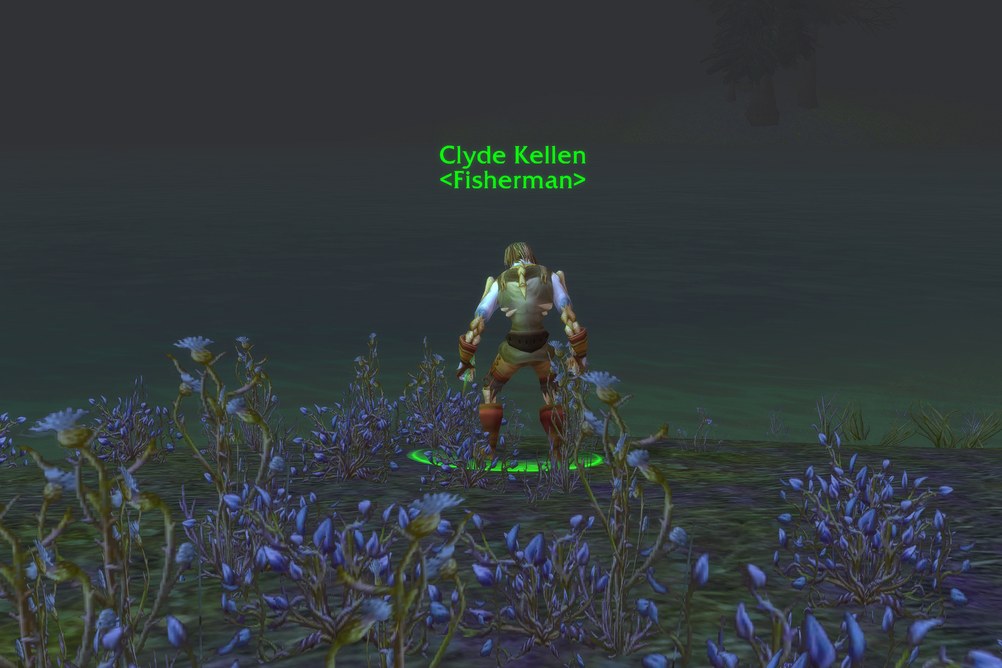Clyde Kellen, Fisherman in Tirisfal Glades (WoW Classic)