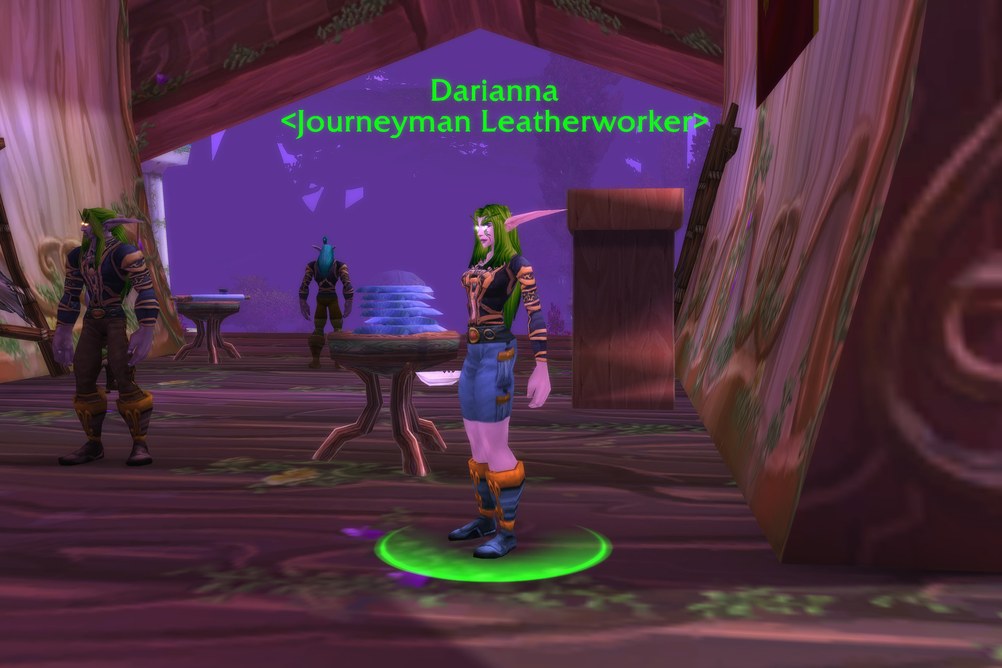 Darianna, Journeyman Leatherworker in Darnassus (WoW Classic)