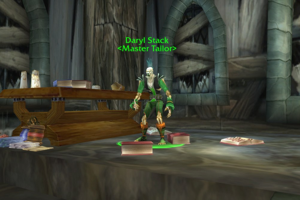 Daryl Stack, Master Tailor in Hillsbrad Foothills (WoW Classic)