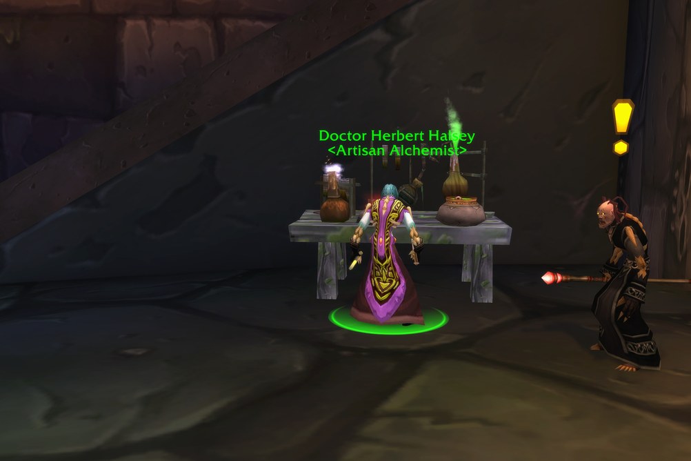 Doctor Herbert Halsey, Artisan Alchemist in Undercity (WoW Classic)