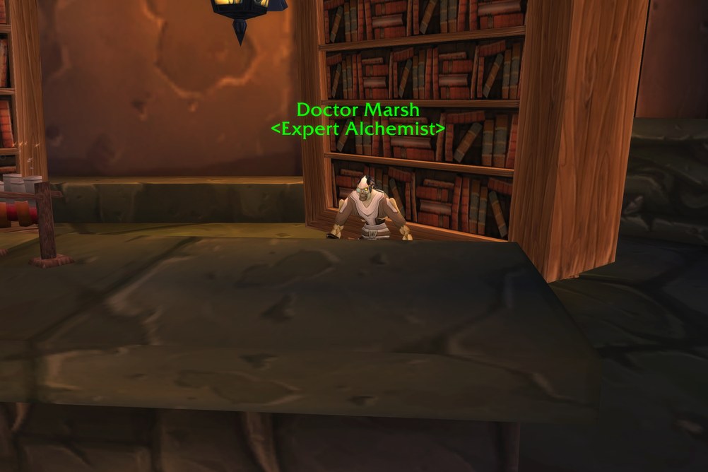 Doctor Marsh, Expert Alchemist in Undercity (WoW Classic)