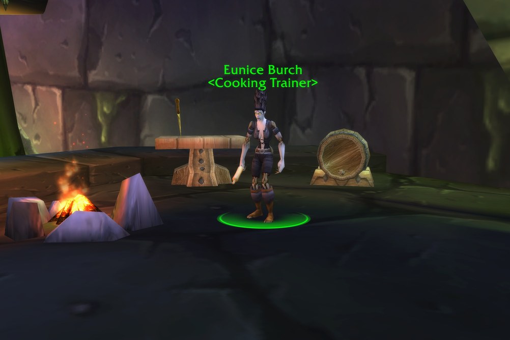 Eunice Burch, Cooking Trainer in Undercity (WoW Classic)