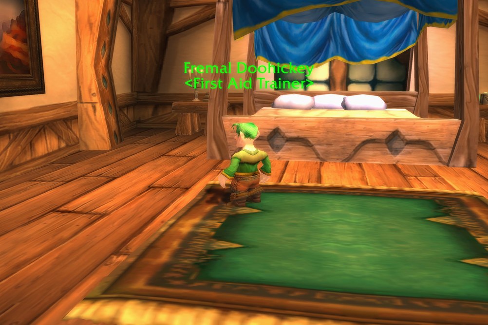 Fremal Doohickey, First Aid Trainer in Wetlands (WoW Classic)