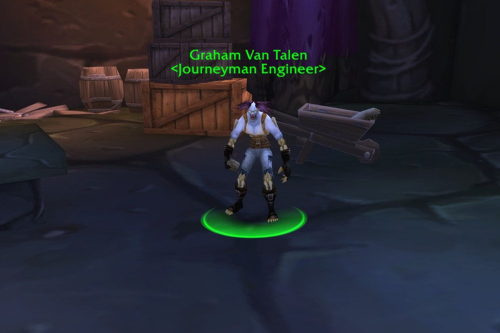 Graham Van Talen, Journeyman Engineer in Undercity (WoW Classic)