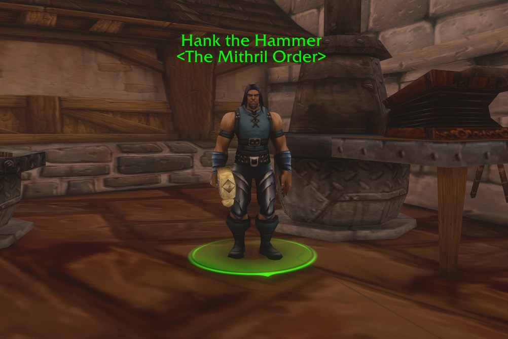 Hank the Hammer, The Mithril Order in Stormwind City (WoW Classic)