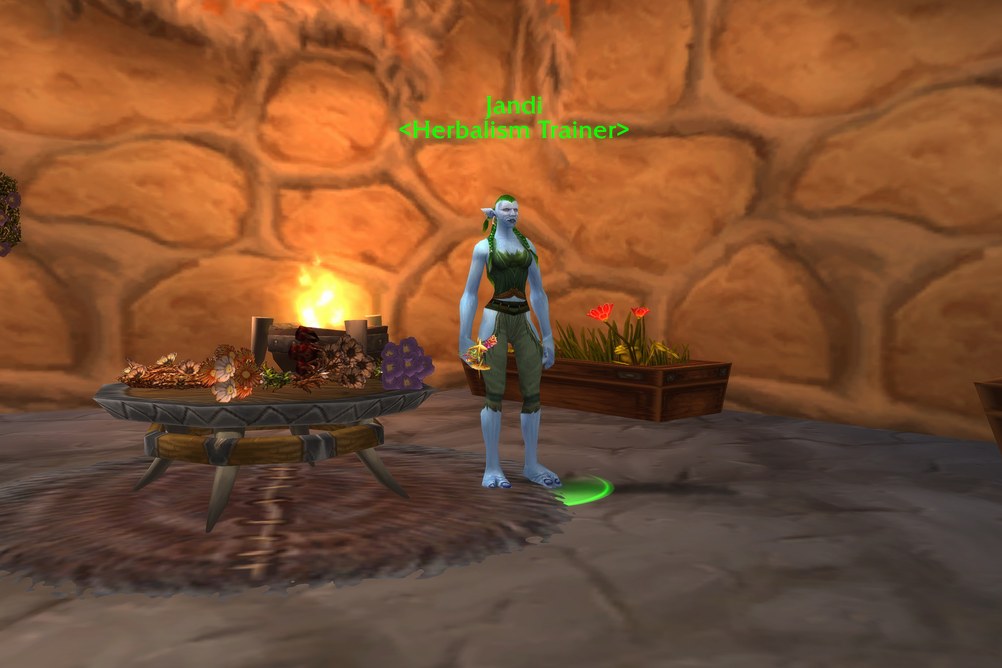 Jandi, Herbalism Trainer in Orgrimmar (WoW Classic)