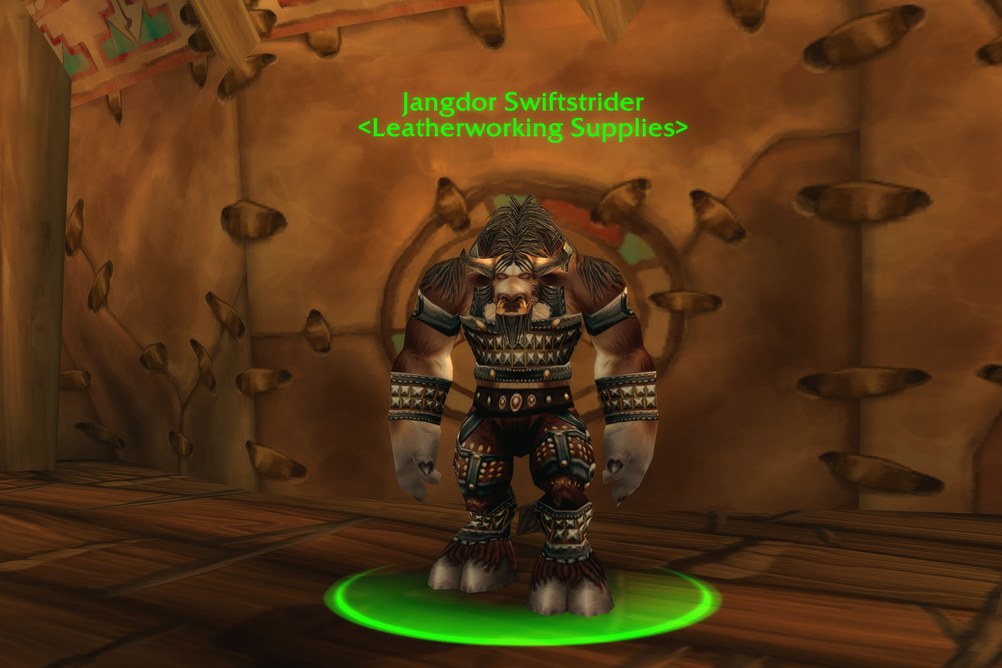 Jangdor Swiftstrider, Leatherworking Supplies in Feralas (WoW Classic)