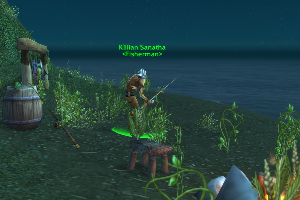 Killian Sanatha, Fisherman in Silverpine Forest (WoW Classic)
