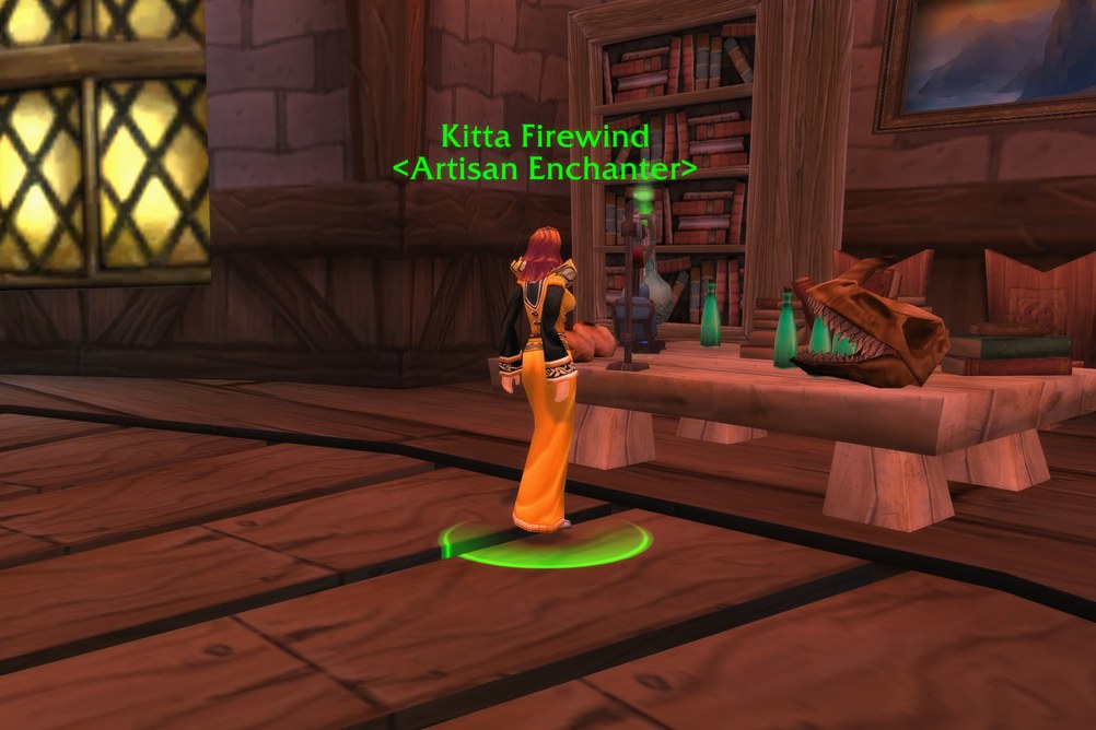 Kitta Firewind, Artisan Enchanter in Elwynn Forest (WoW Classic)