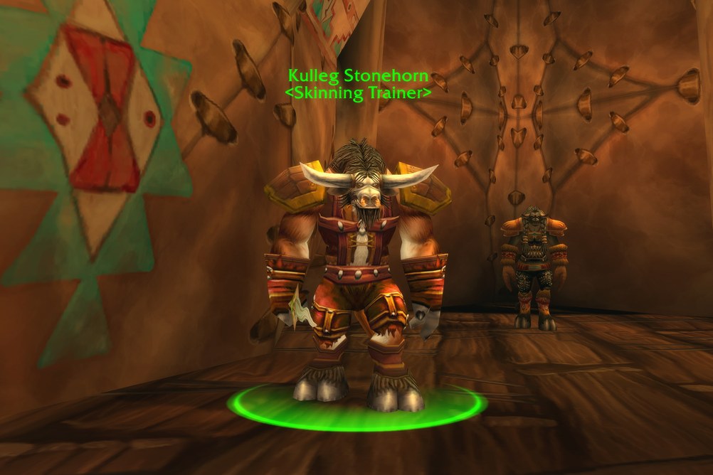 Kulleg Stonehorn, Skinning Trainer in Feralas (WoW Classic)