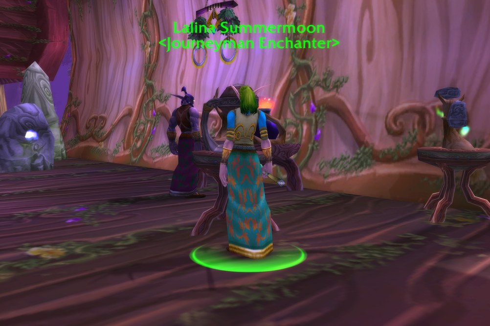 Lalina Summermoon, Journeyman Enchanter in Darnassus (WoW Classic)