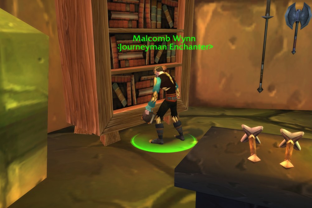 Malcomb Wynn, Journeyman Enchanter in Undercity (WoW Classic)