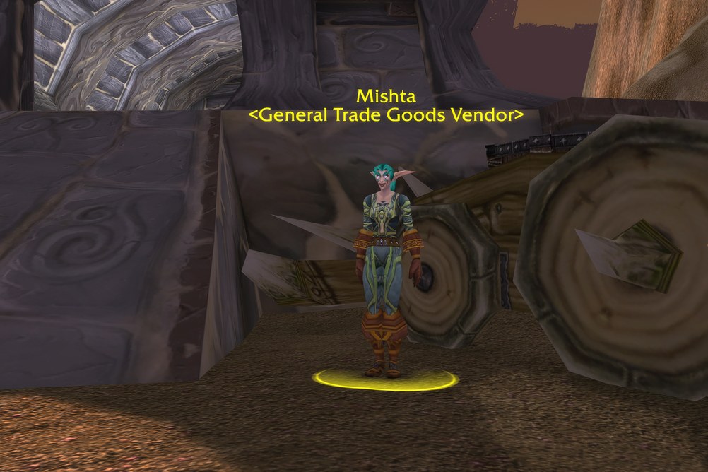 Mishta, General Trade Goods Vendor in Silithus (WoW Classic)