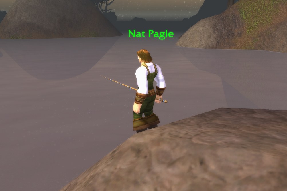 Nat Pagle in Dustwallow Marsh (WoW Classic)