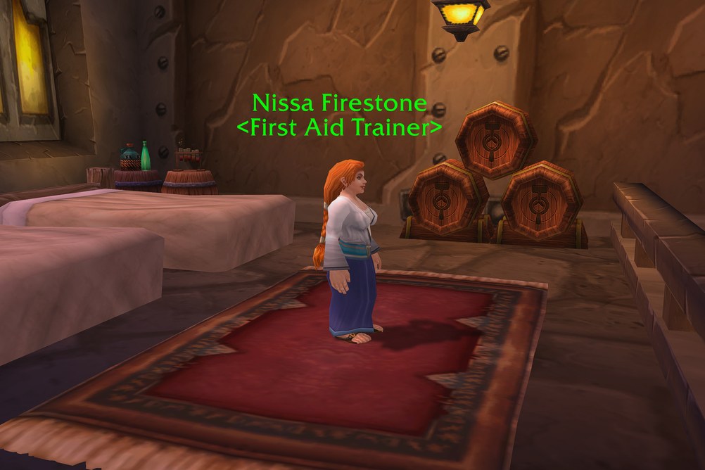 Nissa Firestone, First Aid Trainer in Ironforge (WoW Classic)