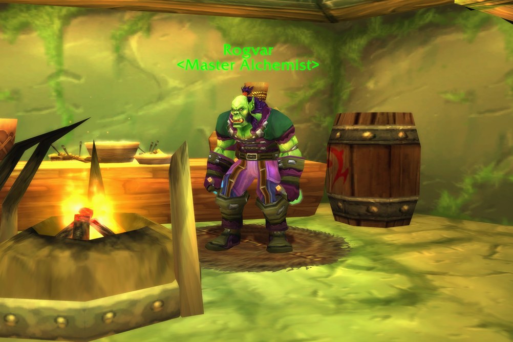 Rogvar, Master Alchemist in Swamp of Sorrows (WoW Classic)