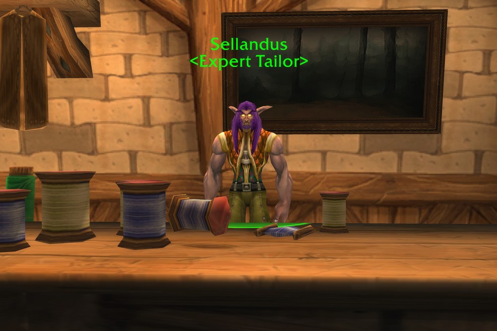 Sellandus, Expert Tailor in Stormwind City (WoW Classic)