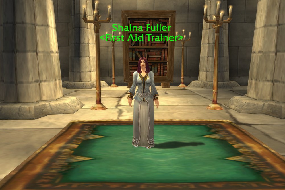 Shaina Fuller, First Aid Trainer in Stormwind City (WoW Classic)