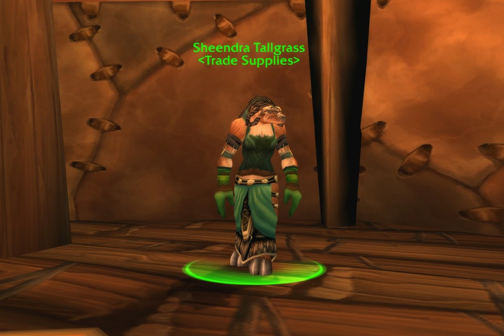 Sheendra Tallgrass, Trade Supplies in Feralas (WoW Classic)