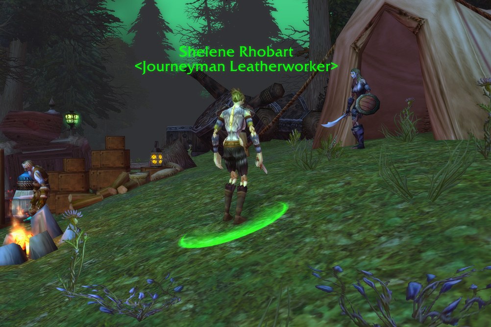 Shelene Rhobart, Journeyman Leatherworker in Tirisfal Glades (WoW Classic)