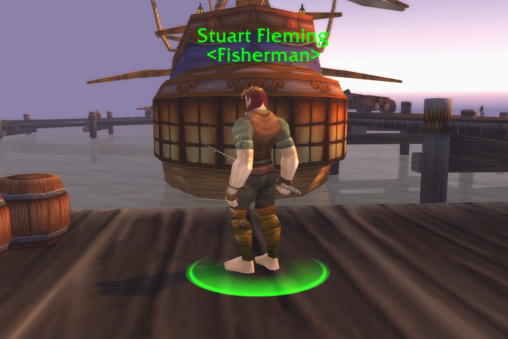 Stuart Fleming, Fisherman in Wetlands (WoW Classic)