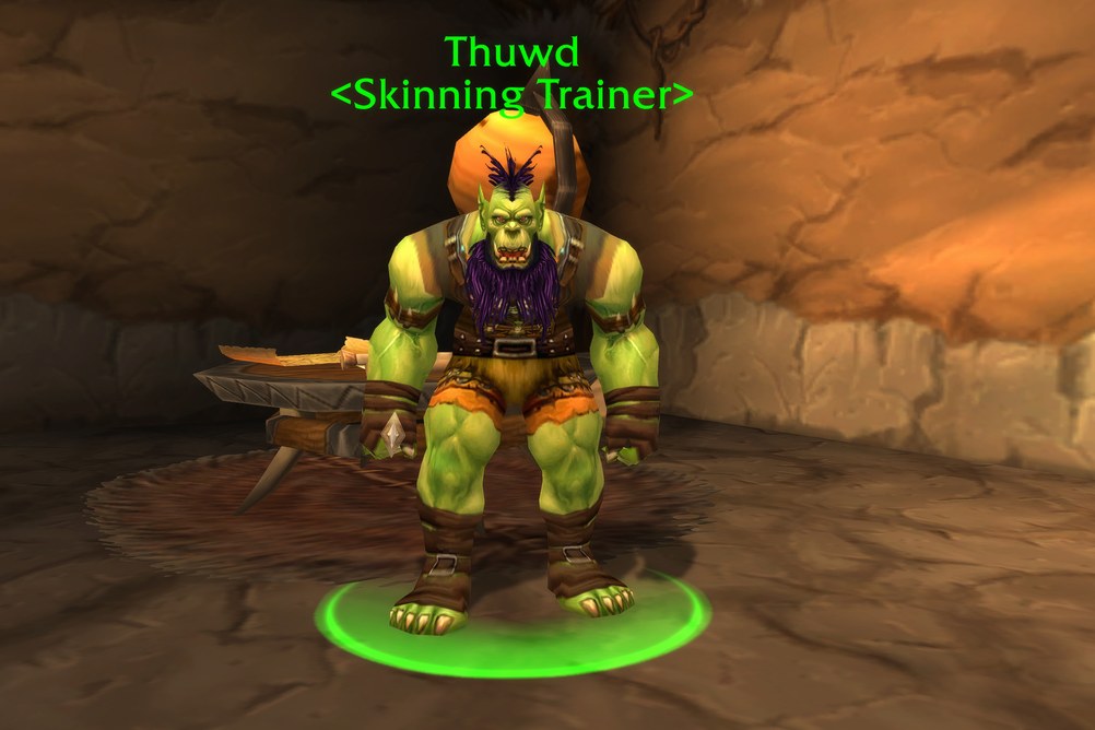 Thuwd, Skinning Trainer in Orgrimmar (WoW Classic)