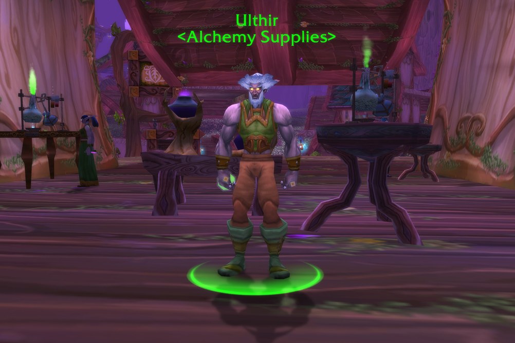 Ulthir, Alchemy Supplies in Darnassus (WoW Classic)