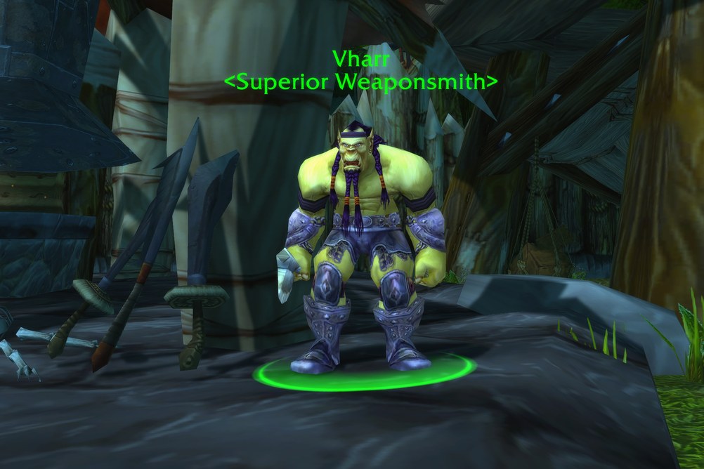 Vharr, Superior Weaponsmith in Stranglethorn Vale (WoW Classic)
