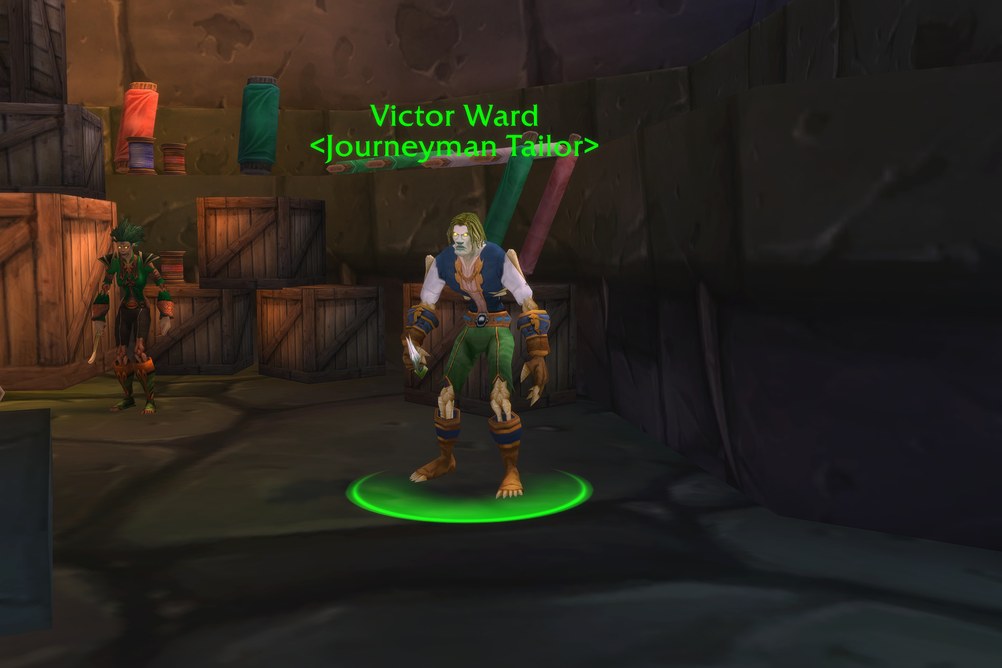 Victor Ward, Journeyman Tailor in Undercity (WoW Classic)