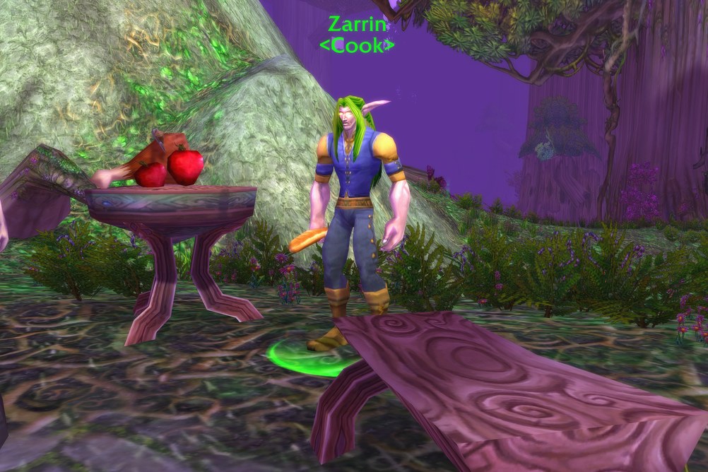 Zarrin, Cook in Teldrassil (WoW Classic)