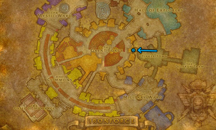 Gimble Thistlefuzz location on map