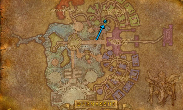 Sylvanna Forestmoon location on map