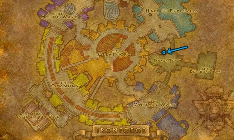 Trixie Quikswitch location on map