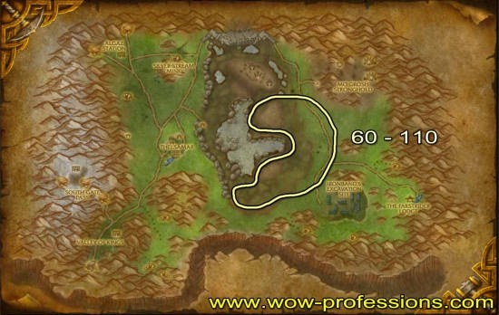 Loch Modan Skinning map