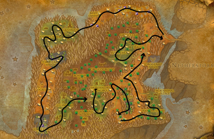 Dreaming Glory farming Blade's Edge