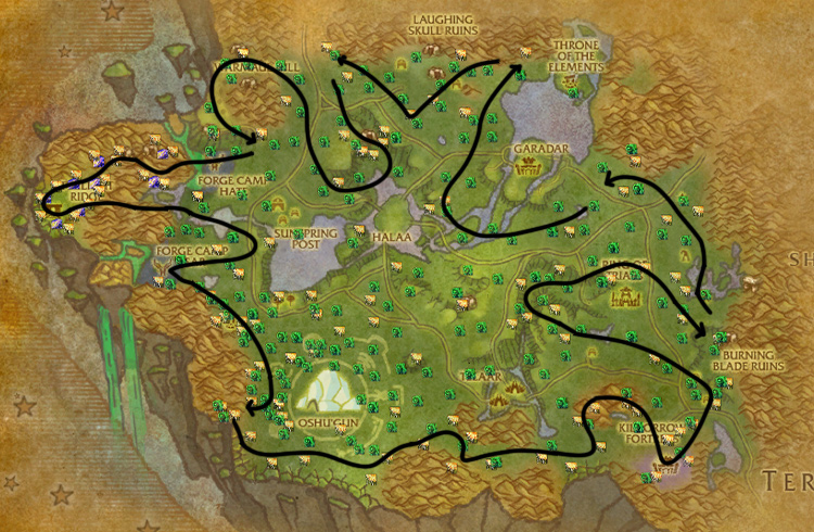 Dreamig Glory farming Nagrand